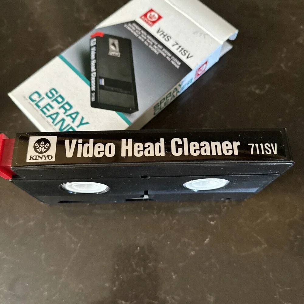 Kinyo VHS 711SV Spray Cleaner Video Head VCR Cleaner Vintage‎